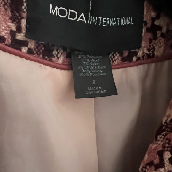 Moda International checkered coat - Picture 4 of 4
